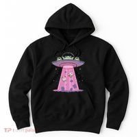 Kawaii Frogs Ufo Aliens Frog Hoodie thumb 0