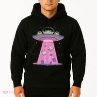 Kawaii Frogs Ufo Aliens Frog Hoodie thumb 2