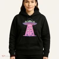 Kawaii Frogs Ufo Aliens Frog Hoodie thumb 5