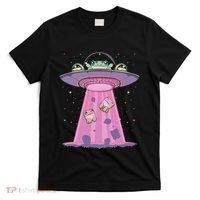 Kawaii Frogs Ufo Aliens Frog T-Shirt thumb 0
