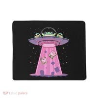 Kawaii Frogs Ufo Aliens Frog Mousepad thumb 0