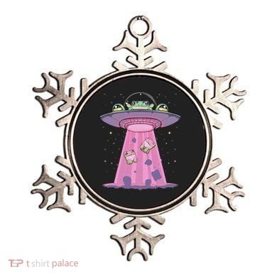 Kawaii Frogs Ufo Aliens Frog Ornament