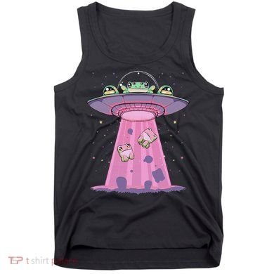 Kawaii Frogs Ufo Aliens Frog Tank Top