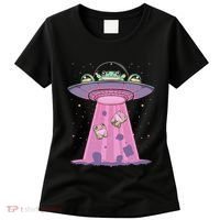 Kawaii Frogs Ufo Aliens Frog Women's T-Shirt thumb 0
