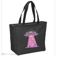 Kawaii Frogs Ufo Aliens Frog Tote Bag thumb 2