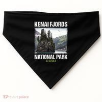 Kenai Fjords Us National Park Alaska Gift Meaningful Gift USA-Made Doggie Bandana thumb 0