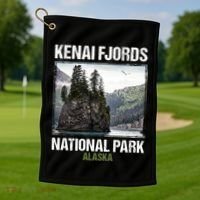 Kenai Fjords Us National Park Alaska Gift Meaningful Gift Golf Towel thumb 1