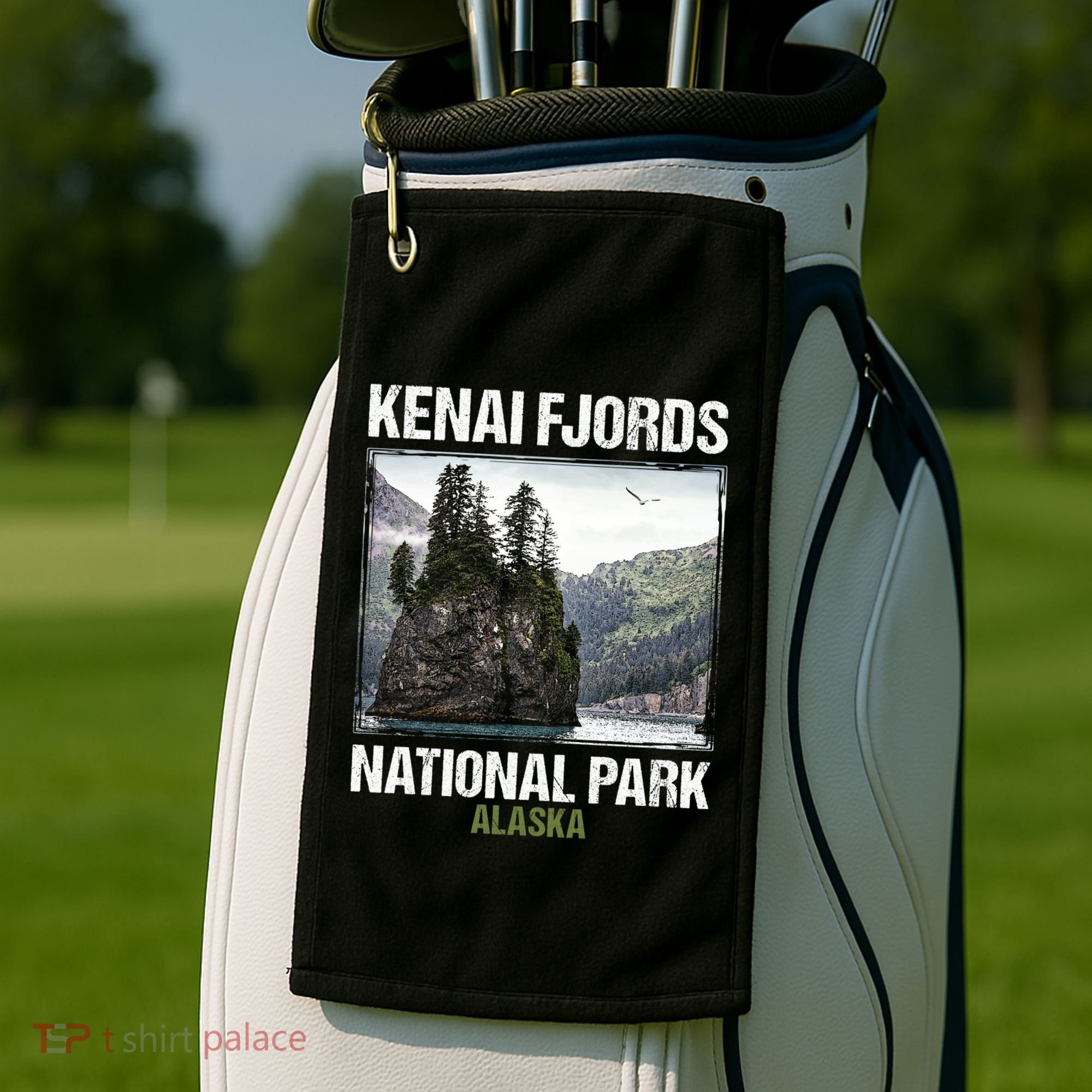 Kenai Fjords Us National Park Alaska Gift Meaningful Gift Golf Towel