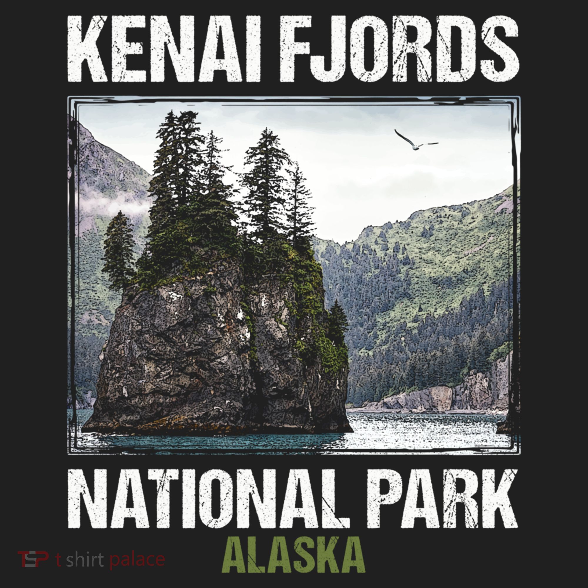 Kenai Fjords Us National Park Alaska Gift Meaningful Gift Golf Towel