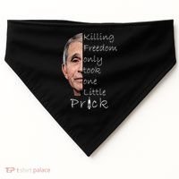 Killing Freedom Vaccine Dr Fauci USA-Made Doggie Bandana thumb 0