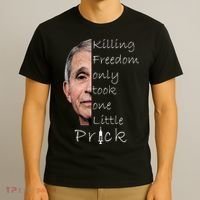 Killing Freedom Vaccine Dr Fauci T-Shirt thumb 3