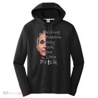 Killing Freedom Vaccine Dr Fauci Performance Fleece Hoodie thumb 0