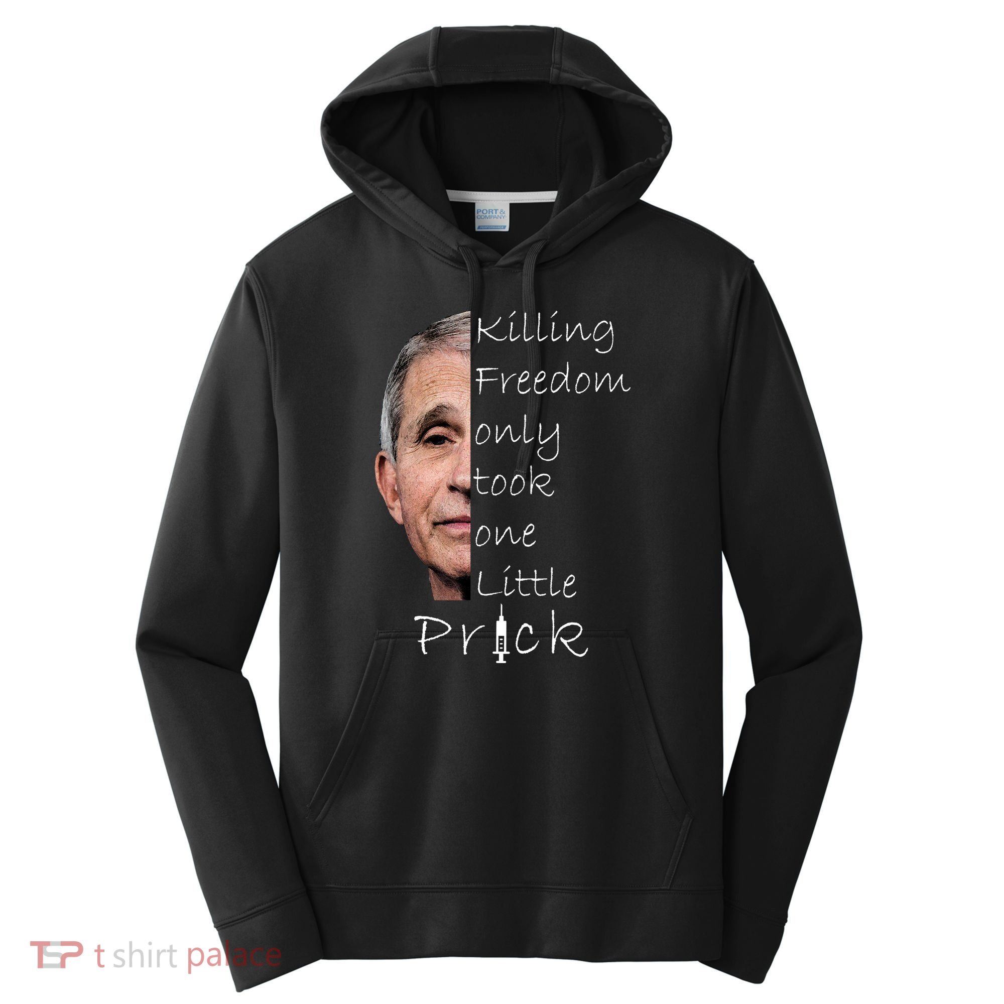 Killing Freedom Vaccine Dr Fauci Performance Fleece Hoodie