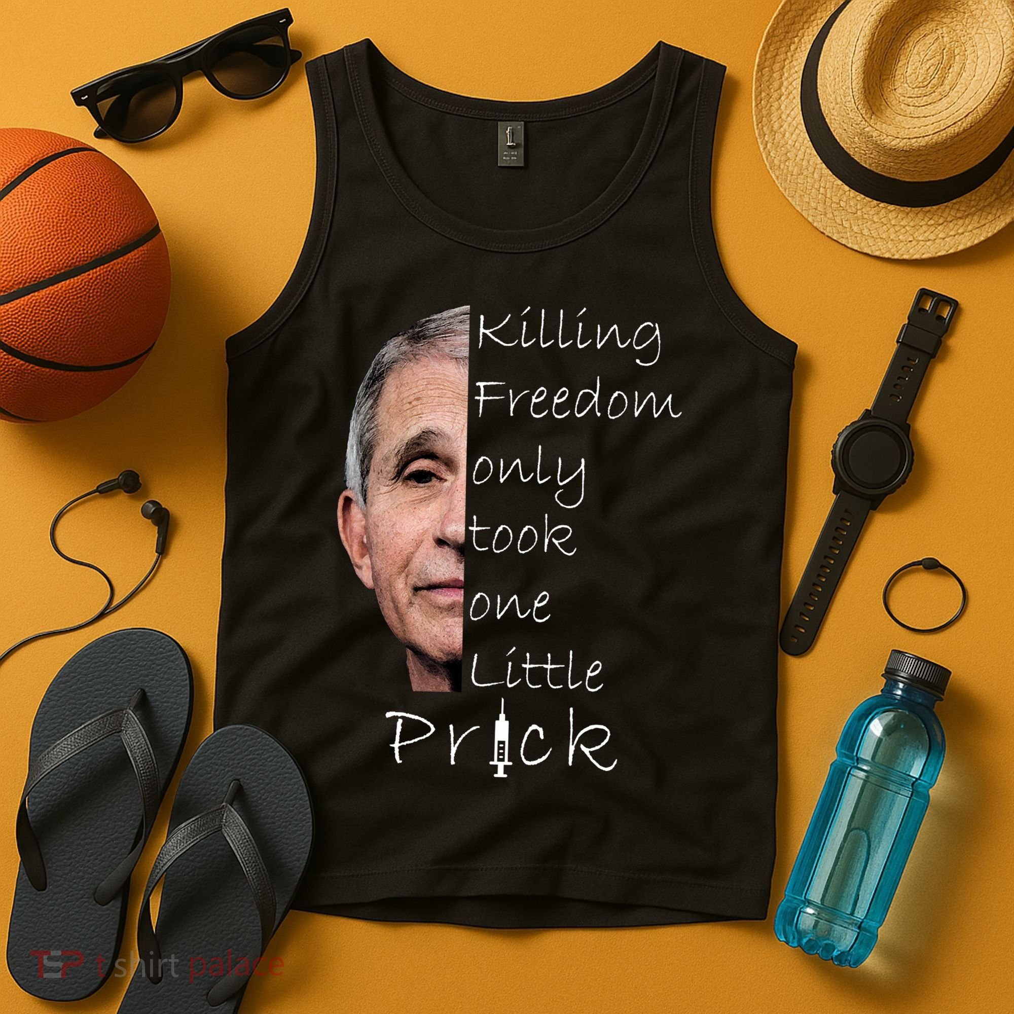 Killing Freedom Vaccine Dr Fauci Tank Top