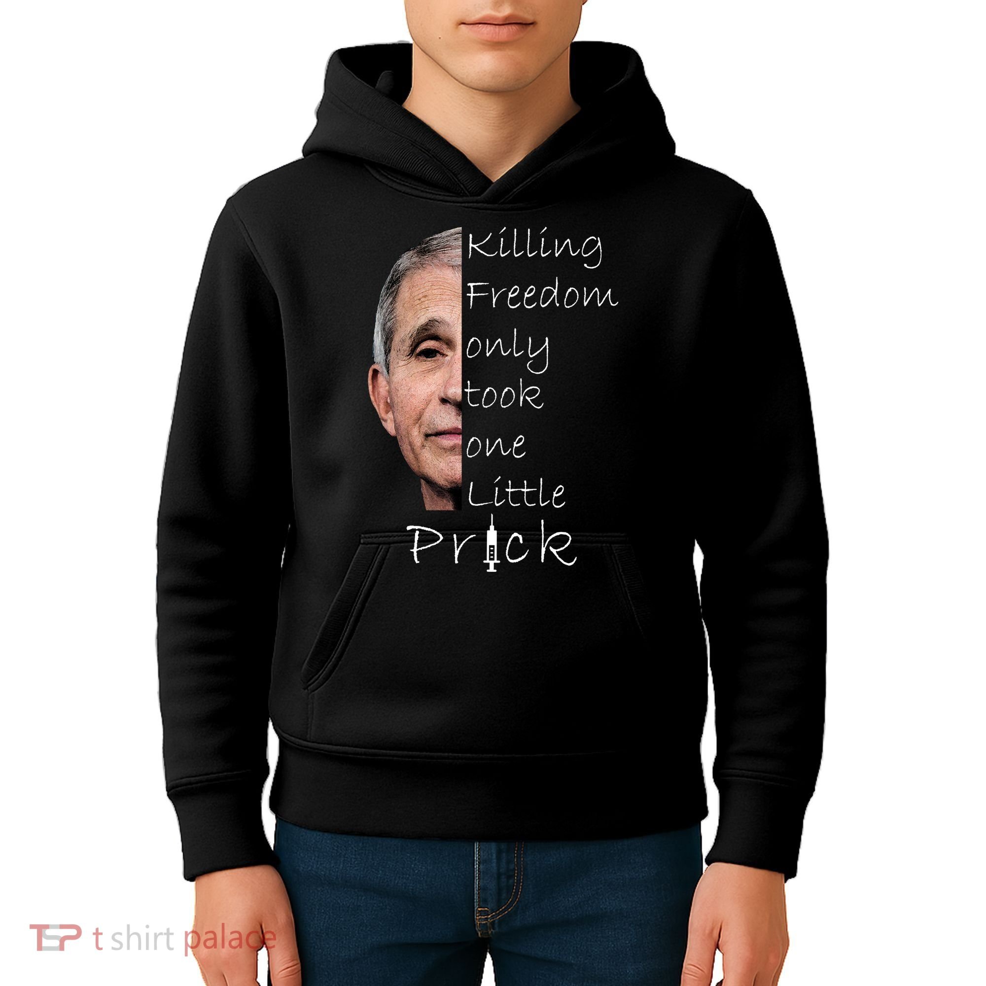 Killing Freedom Vaccine Dr Fauci Kids Hoodie