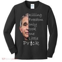 Killing Freedom Vaccine Dr Fauci Kids Long Sleeve Shirt thumb 0