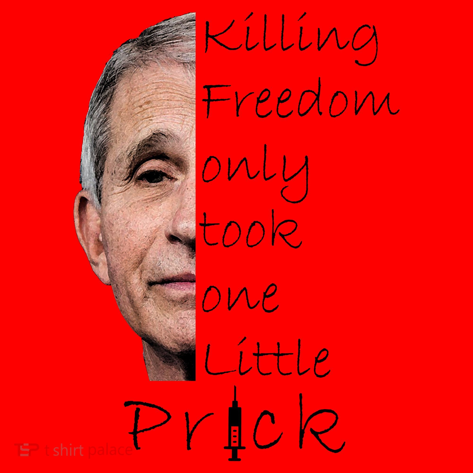 Killing Freedom Vaccine Dr Fauci Santa Hat