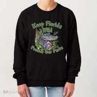 Keep Florida Wild Protect Florida Parks Women's Sweatshirt thumb 0