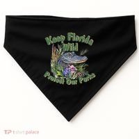Keep Florida Wild Protect Florida Parks USA-Made Doggie Bandana thumb 0