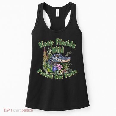 Keep Florida Wild Protect Florida Parks Women's Tank Top