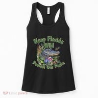 Keep Florida Wild Protect Florida Parks Women's Tank Top thumb 0