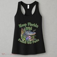 Keep Florida Wild Protect Florida Parks Women's Tank Top thumb 3
