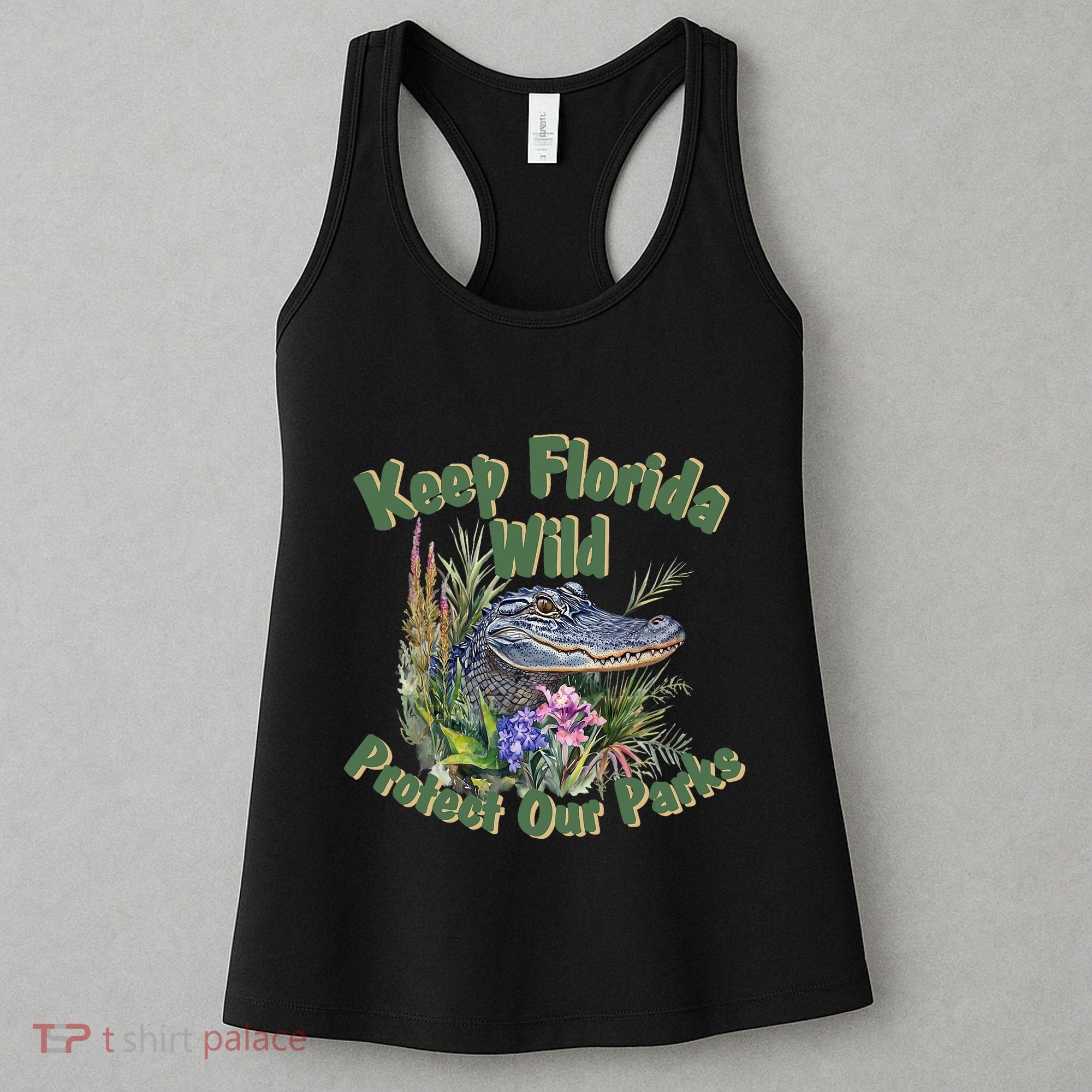 Keep Florida Wild Protect Florida Parks Women's Tank Top