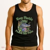 Keep Florida Wild Protect Florida Parks Tank Top thumb 3