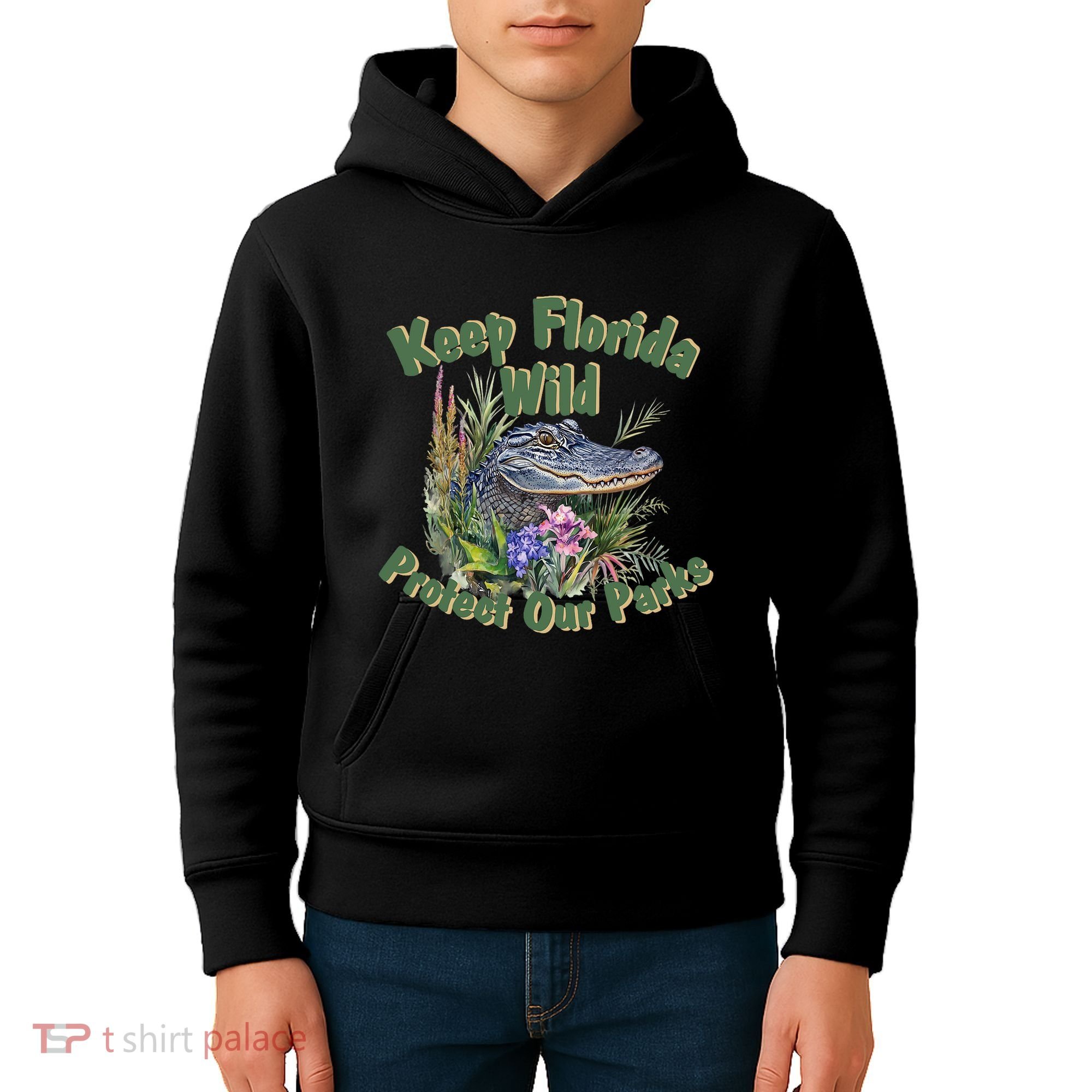 Keep Florida Wild Protect Florida Parks Kids Hoodie