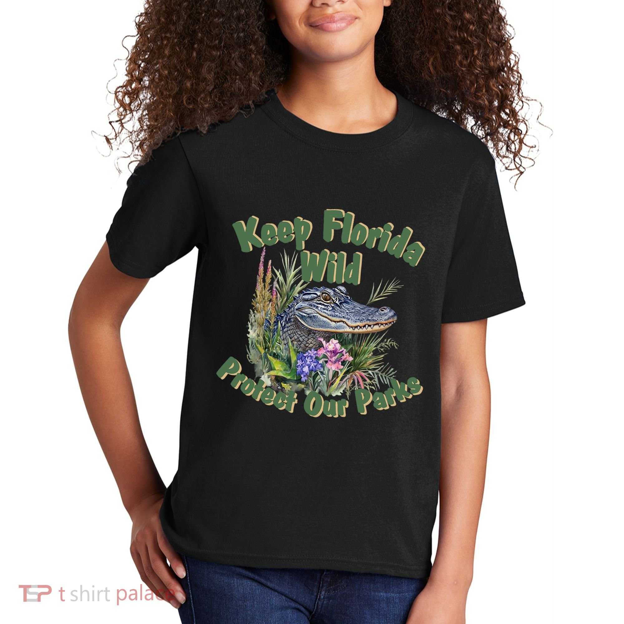 Keep Florida Wild Protect Florida Parks Kids T-Shirt