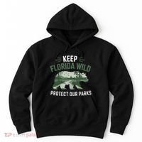 Keep Florida Wild Protect Our Parks Wildlife Hoodie thumb 0