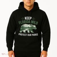 Keep Florida Wild Protect Our Parks Wildlife Hoodie thumb 2