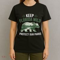 Keep Florida Wild Protect Our Parks Wildlife T-Shirt thumb 4