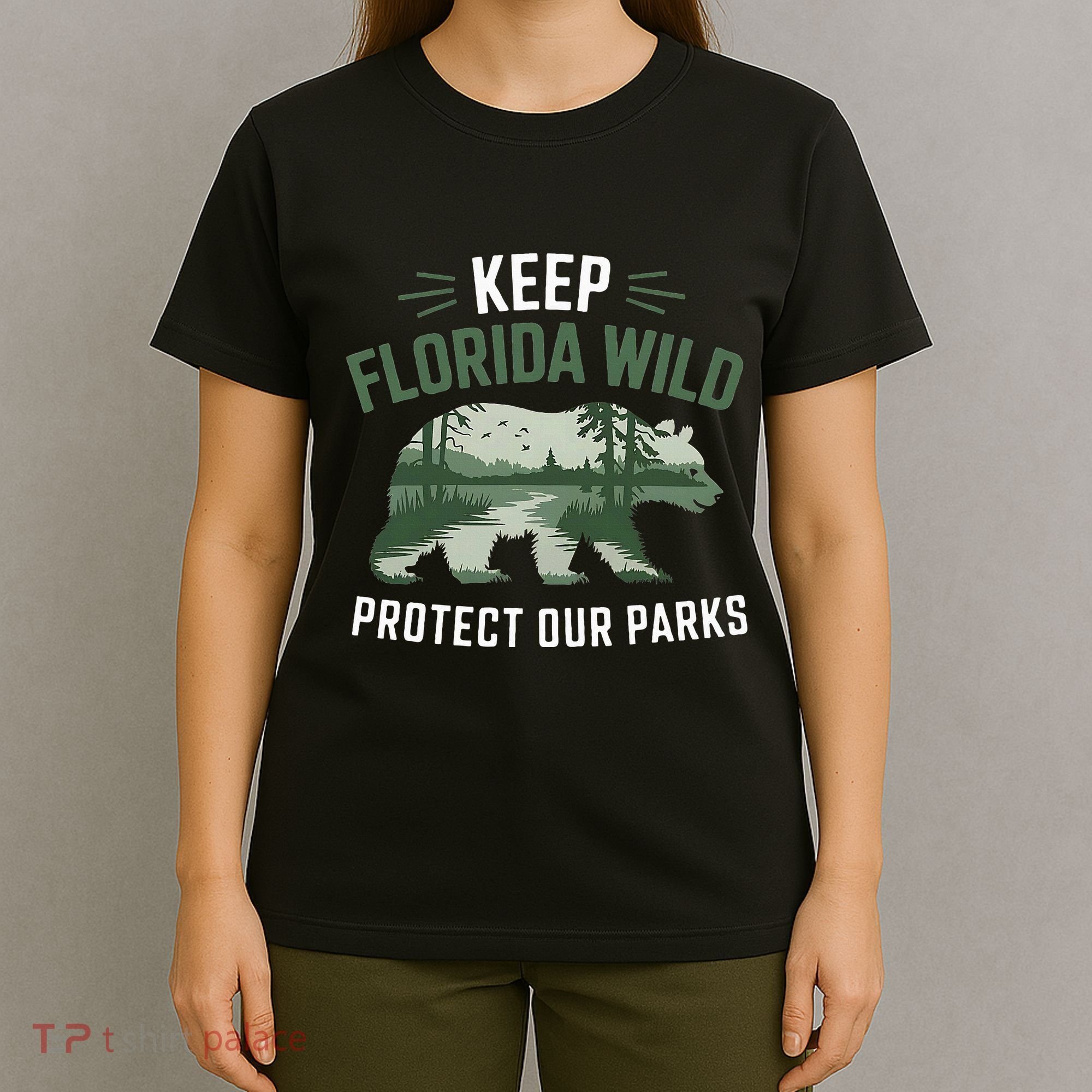Keep Florida Wild Protect Our Parks Wildlife T-Shirt
