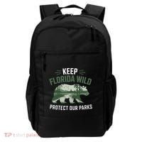 Keep Florida Wild Protect Our Parks Wildlife Backpack thumb 0