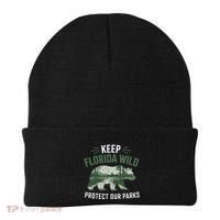 Keep Florida Wild Protect Our Parks Wildlife Beanie thumb 0