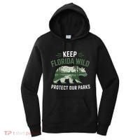 Keep Florida Wild Protect Our Parks Wildlife Women's Hoodie thumb 0