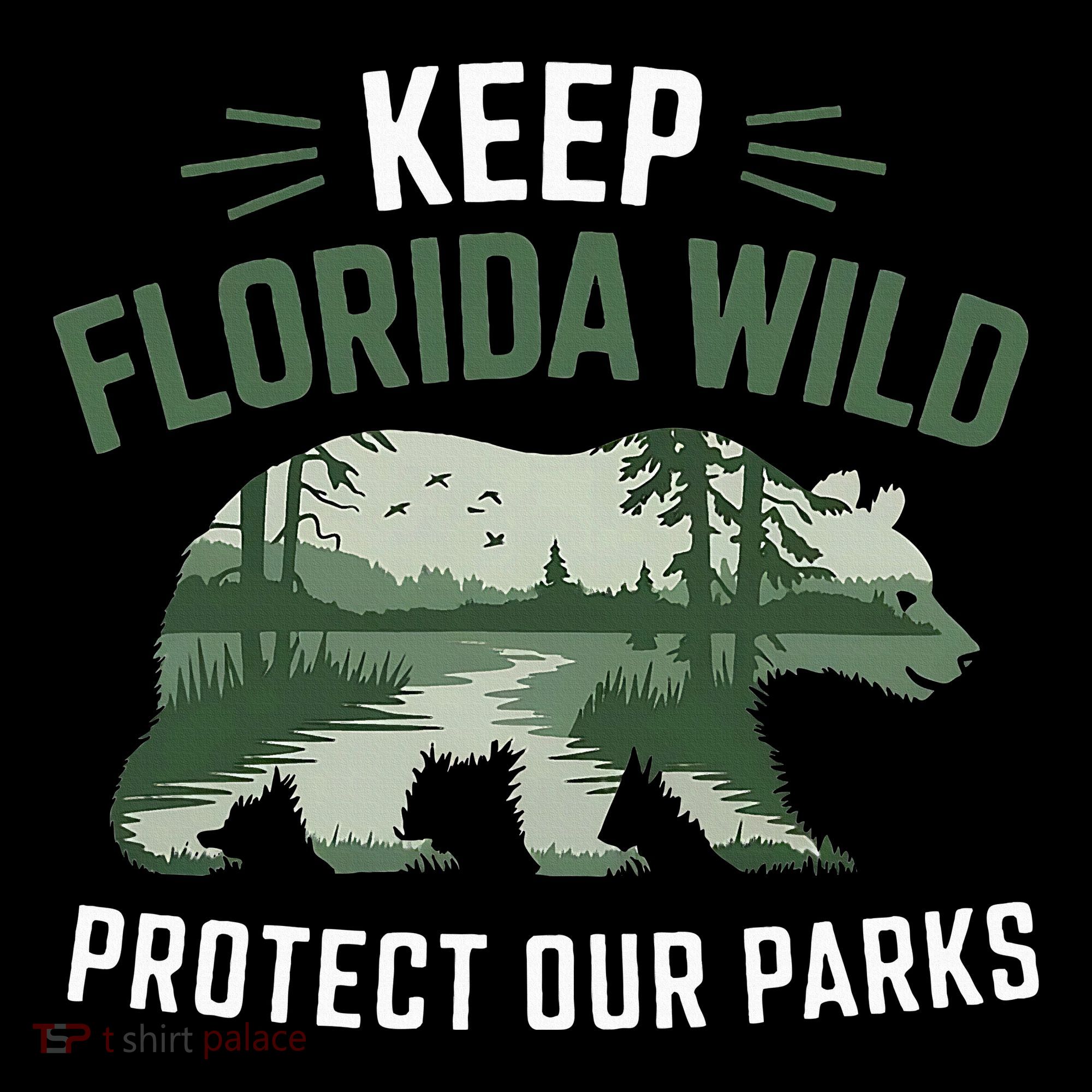 Keep Florida Wild Protect Our Parks Wildlife Women's Hoodie