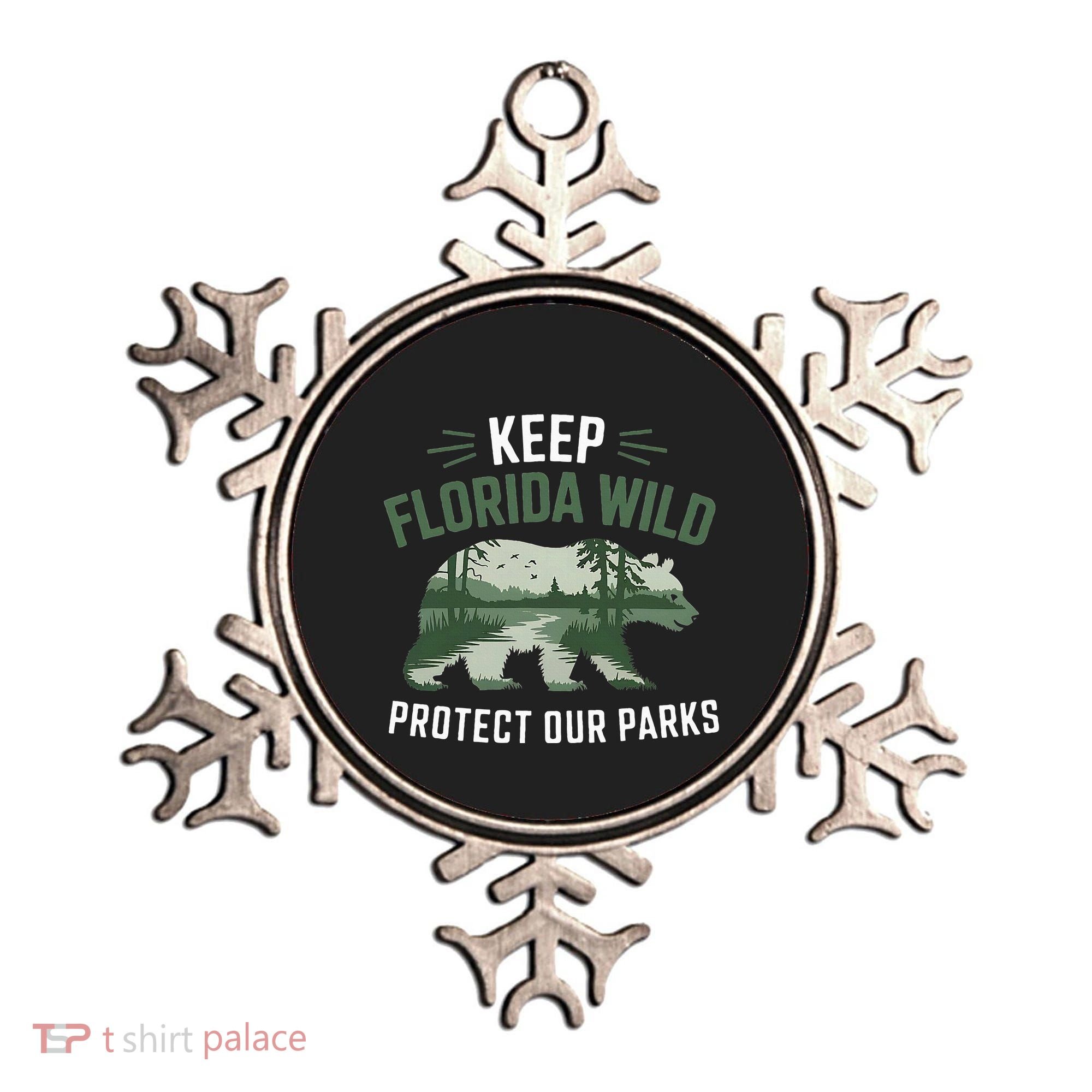 Keep Florida Wild Protect Our Parks Wildlife Ornament