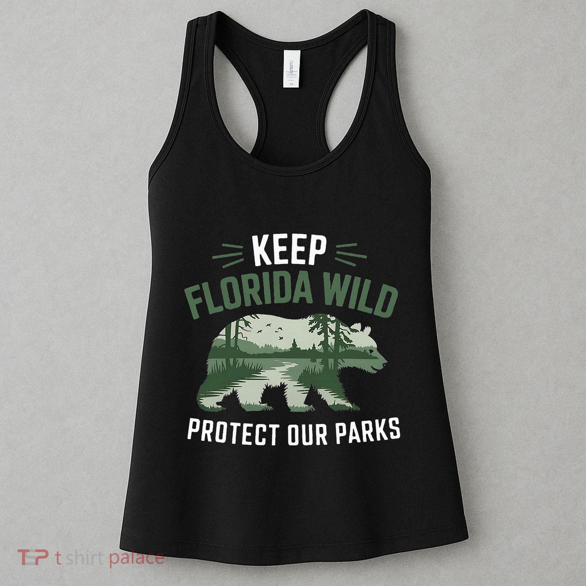 Keep Florida Wild Protect Our Parks Wildlife Women's Tank Top