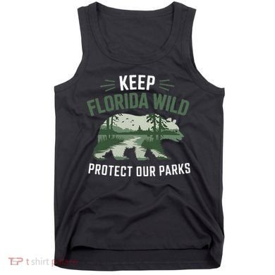 Keep Florida Wild Protect Our Parks Wildlife Tank Top