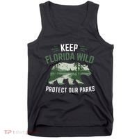 Keep Florida Wild Protect Our Parks Wildlife Tank Top thumb 0