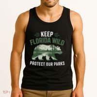 Keep Florida Wild Protect Our Parks Wildlife Tank Top thumb 3