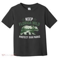Keep Florida Wild Protect Our Parks Wildlife Toddler T-Shirt thumb 0