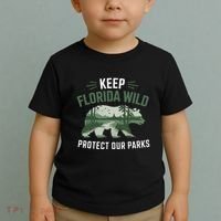 Keep Florida Wild Protect Our Parks Wildlife Toddler T-Shirt thumb 2
