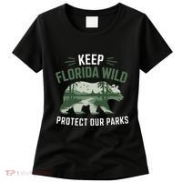 Keep Florida Wild Protect Our Parks Wildlife Women's T-Shirt thumb 0