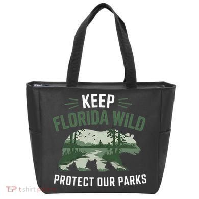Keep Florida Wild Protect Our Parks Wildlife Tote Bag