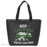 Keep Florida Wild Protect Our Parks Wildlife Tote Bag thumb 0