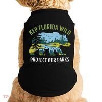 Keep Florida Wild Protect Our Parks Wildlife Doggie Tank thumb 0
