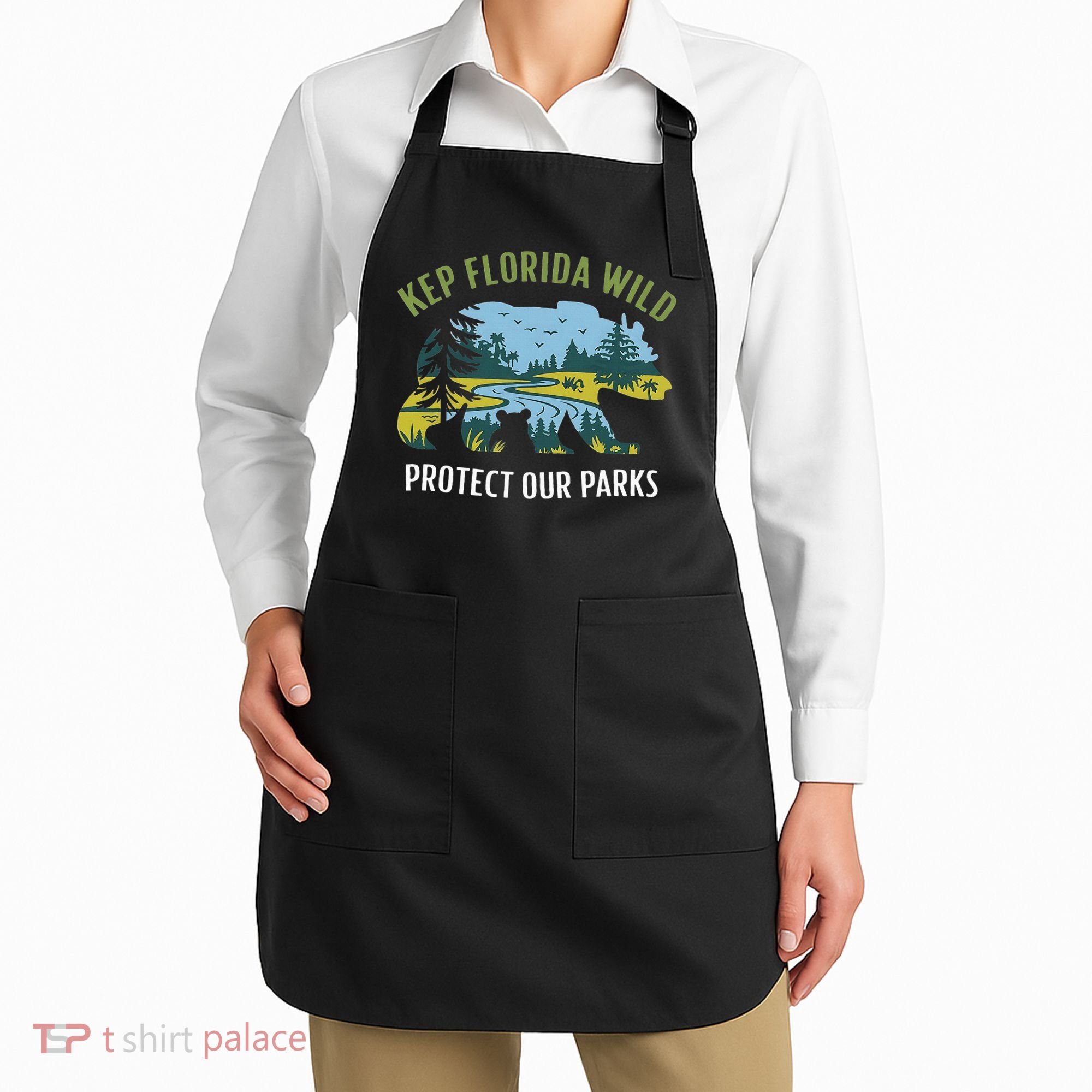 Keep Florida Wild Protect Our Parks Wildlife Apron